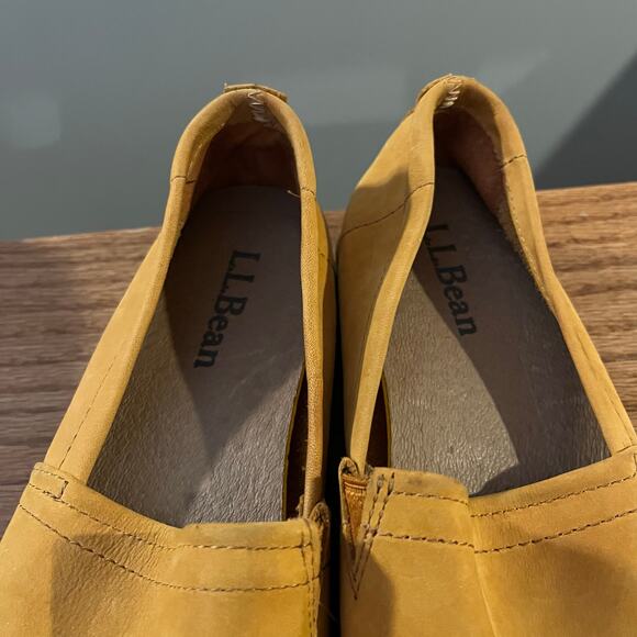 L.L Bean Women’s Lakewashed Slip Ons Size 7 Medium New Camel Brown - Picture 4 of 8